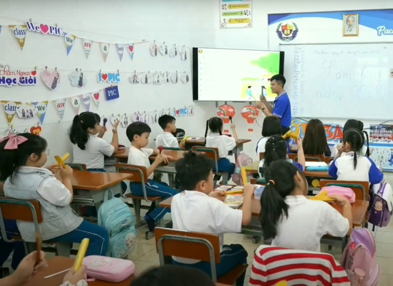 Môi trường học tập hiện đại tại trường PT Thái Bình Dương