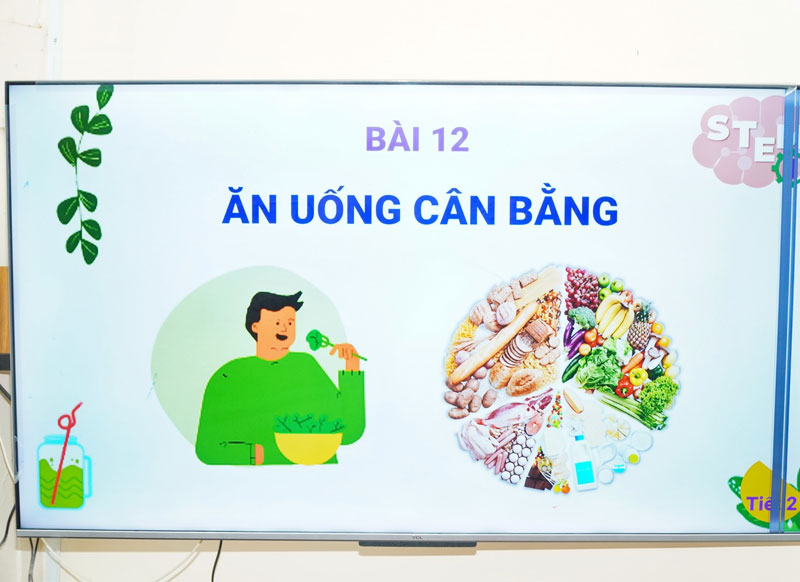 Giờ học Stem thú vị: Thiết kế thực đơn bữa ăn cân bằng