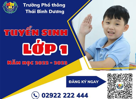 Lớp một không áp lực tại trường phổ thông Thái Bình Dương